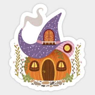 Pumpkin house Sticker